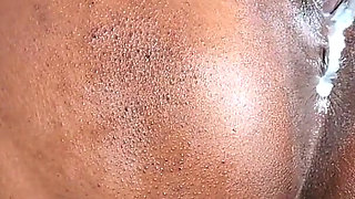 Big Black Pussy Fucked After Massage
