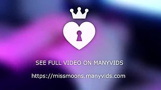 Miss Moons as Reze Cosplay Fucks Denji with Big Oiled Ass and Thick Thighs - Blowjob & Titjob