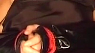 Bound Busty Brunette MILF Endures Fiery Wax and Clamps