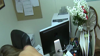 Hot Office_scene_4_sexy Booty Busty Woman Ends up with Her Tits Covered in Cum From Her Boss's Cock in the Office