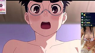 THIS IS IT! Momo x Okarun! Dan Da Dan Anime porn!