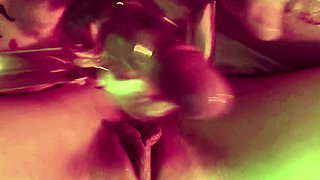 Oiled and Fucked with XLong Dildo Double Penetration