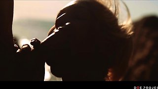 Cecilia Scott Mesmerizes with Beachside Sensual Oral Play
