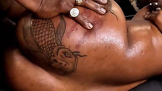 Lil Haitian Babe Gets Her Holes Stretched