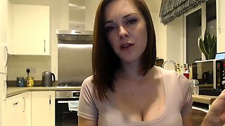Big boobs milf masturbates with her dildo