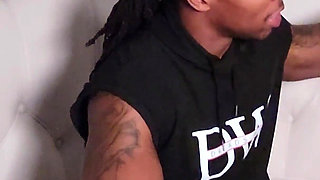 Busty Ebony Babe Oiled up and Fucked in Vegas