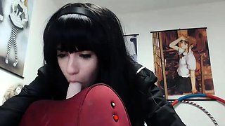 POV close up asian gf blowjob