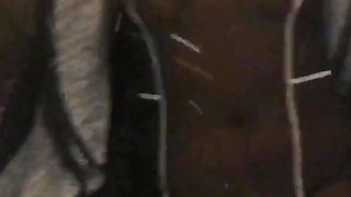 Winter Flash Fun in a Sheer Dress