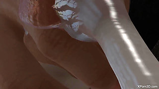 POV Giantess Handjob and Cum in Your Face - Giant Futa