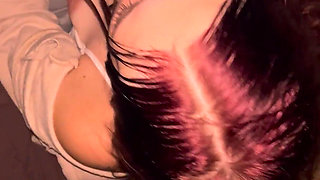 Cute Teen Slut Sucks Cock and Takes a Mouth Full!!
