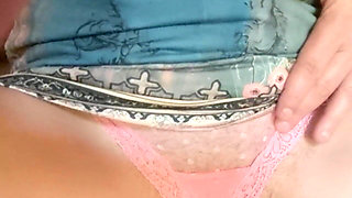 Hot Blonde Rubbing Her Pussy Untill She Orgasms