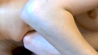 Slave's slobber head and stretched pussy destruction