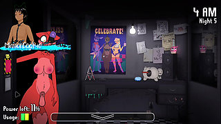 Five Nights at FuzzBoobs - Ready for some spooky fun while rock hard