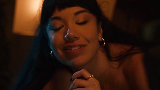 Black fucker slides BBC between Little Pucks extremely massive tits