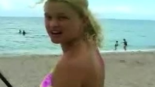 Blonde emo amateur solo masturbation