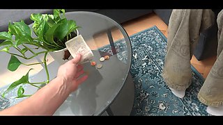 Debt4k. cute female vixi rafi gets screw hard after a striptease