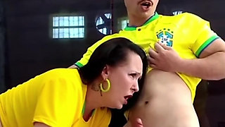 I my stepaunt on the day of the Brazil game