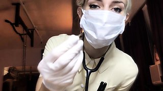 Blonde teen fetish handjob