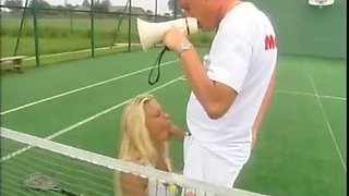 Tennis ft. None: Blowjob, Doggy  Licking Porn