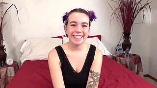 Desperate Amateurs casting hot sexy fit petite babes get their tight pussies pounded hard by big white cock