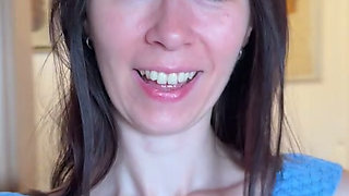 Neighbor Surprised in the Shower
