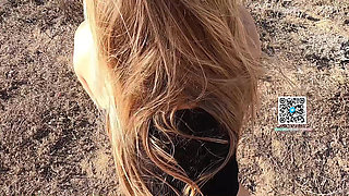 DOGGY STYLE ON THE ROCKS IN PUBLIC