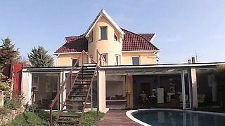 60 Year Old Granny Fucks Hard in Garden Doggy Style - GILF Outdoor Sex