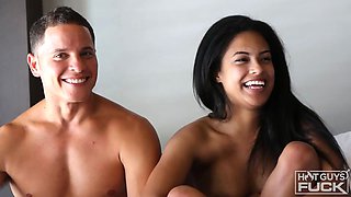 Marvelous fit runner gets some teen pussy