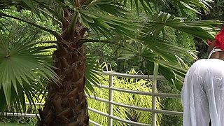 Curvy Black Slut with Saggy Massive Tits Rides BBC Monster and Gulps Drool