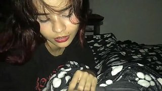 Hot skinny Venezuelan slut gets rough fucked by stepdad - Amateur Spanish porn