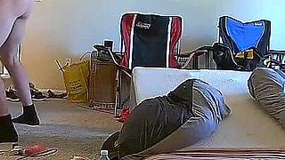 Rough Bent Over the Counter Anal