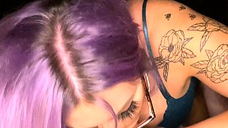 Mexicana blowjob with her big boobs
