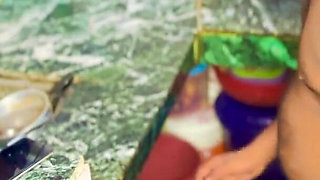 Wife’s Friend Hardcore Sex in Kitchen Non-stop Nude Passion Hindi Video
