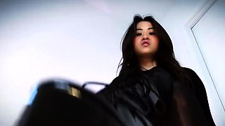 Kamiko Lin - Cum on Asian Nylon Goddess JOI CEI