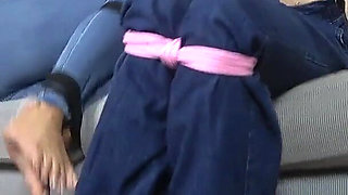 Lilly & Latina in: Two Beautiful Girls Play Bondage Games, as Lilly Found Latina's Secret Toys Box