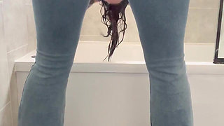 Washing Hair in Heels