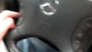 Julias Fuck in the Car While Cuckold Is Not There