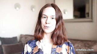 Gorgeous female's solo female clip