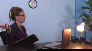 Cougar fucks a huge black monster cock
