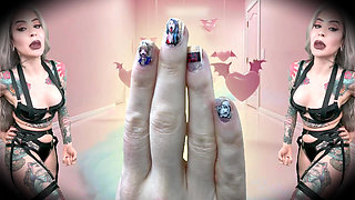 Hyperventilation for Ahegao Nails - JOI, Brain Rot