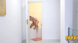 Fake hostel - shampoo monster aggressive pounds a splendid natural busty russian cougar