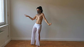 Bellydancer's Sensual Slow Striptease