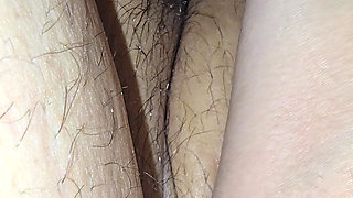 Arab step mom hand grabs Indian step son big balls