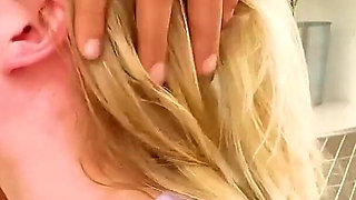 Cute Blonde Amateur Has Her Social Anxiety Cured with Deepthroat Therapy!