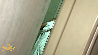 MILF - My Sexy Stepmom Caught Me Peeking at Her and She Gives Me a Real Sex Lesson