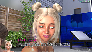 According to Sofia by Grima Grima - Pool Party with Anal Dares, Blonde Girls Gives It All 4