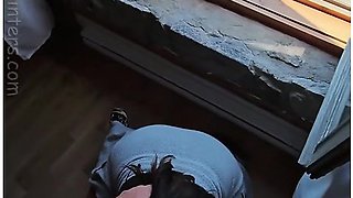 Horny Teacher Sucks The Cock Of Her Students Dad During A School Field Trip