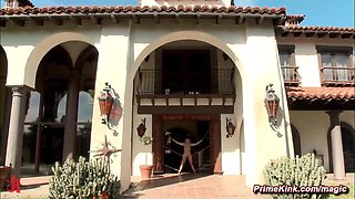 Big juggs cougar tied up and butt sex pounded
