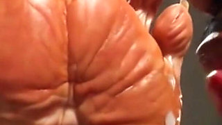 Very Old Granny Feet Oiled & Licked - Intense Sole Worship