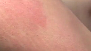 Busty babe screwed by a big black cock